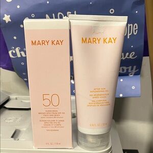 Mary Kay Pink Sunscreen SPF 50 and After-Sun Gel